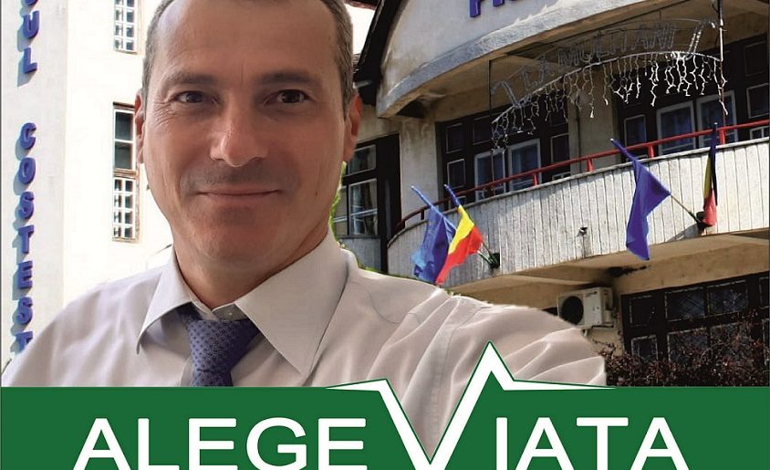 Florin Sandu, vicele de la Costeşti, candidatul PER pentru funcţia de primar