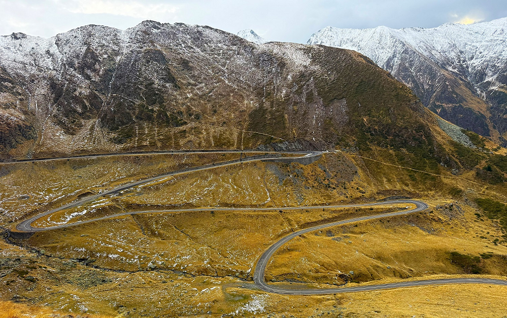 Transfăgărășanul rămâne deschis până la km 108, cota 1600, punctul Pârâul Capra!